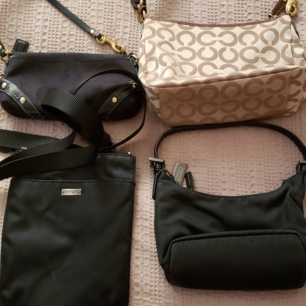 Coach handbags (4)